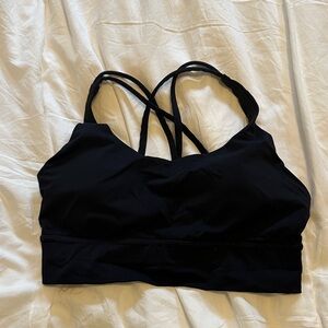 Black Strappy Women's Bralette